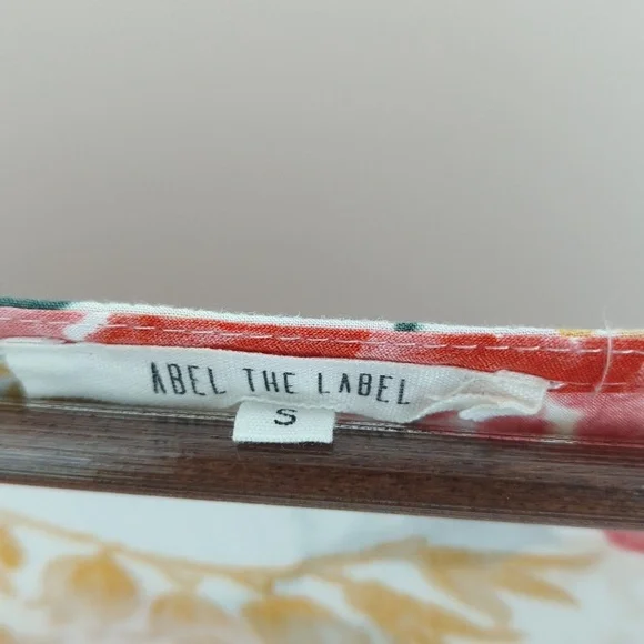 Anthro Abel the Label Osaka Garden Party Floral Boho Size‎ S Rayon Maxi Dress - Picture 8 of 9